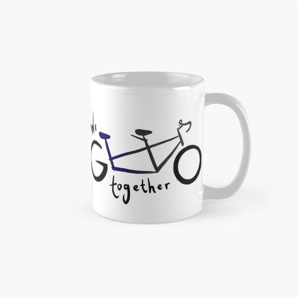 Item preview, We go together - gray/blue designed and sold by Tandem Celebrations.