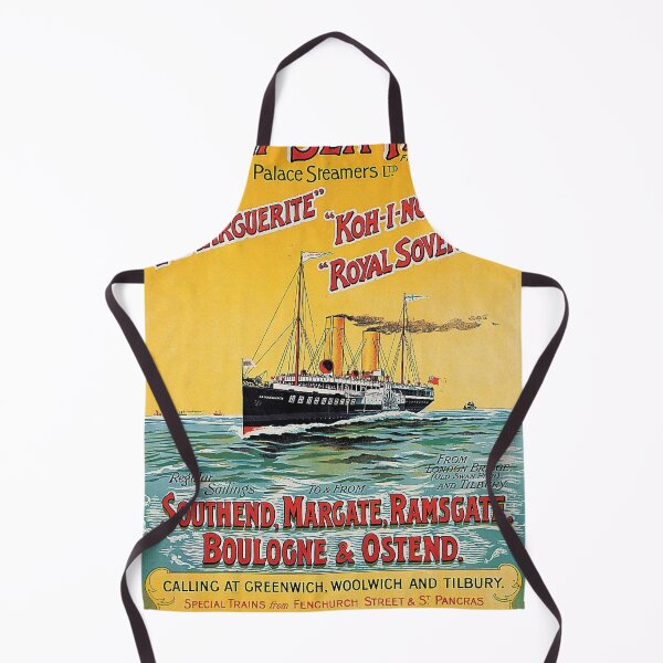 Item preview, retro classic Daily Sea Trips poster designed and sold by CorasPosters.