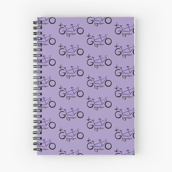 Item preview, We go together - purple  designed and sold by Tandem Celebrations.