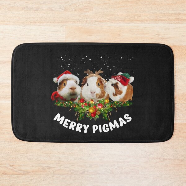 Item preview, Three Guinea Pig Santa Hat designed and sold by GeniusDesignArt.