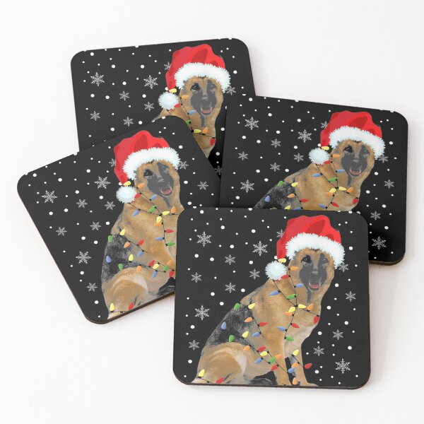 Item preview, German Shepherd Christmas Santa Hat Funny Christmas Dog Love designed and sold by JohnnyBench73.