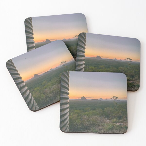 Item preview, Sunset over the Glasshouse Mountains designed and sold by MrHenryH.