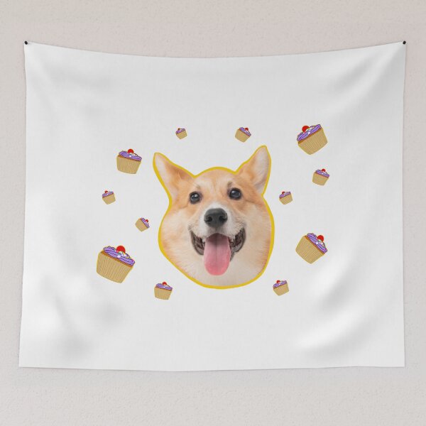 Item preview, Corgi Cupcake Dream designed and sold by WildBeauty.