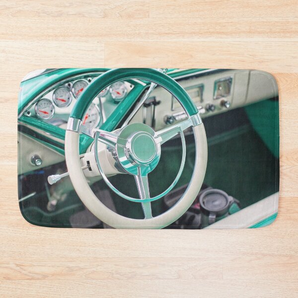 Item preview, Classic Car Interior. Aqua and White. designed and sold by shirtdan.