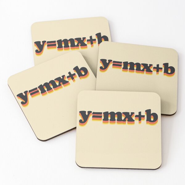 Item preview, y = mx + b, y mx b Slope Intercept designed and sold by Chubuter.