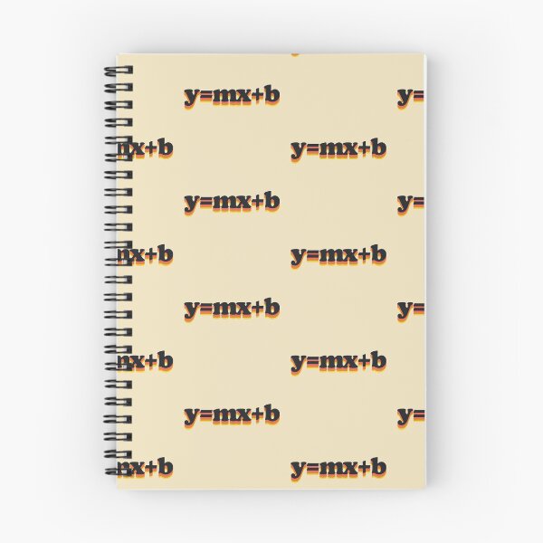 Item preview, y = mx + b, y mx b Slope Intercept designed and sold by Chubuter.