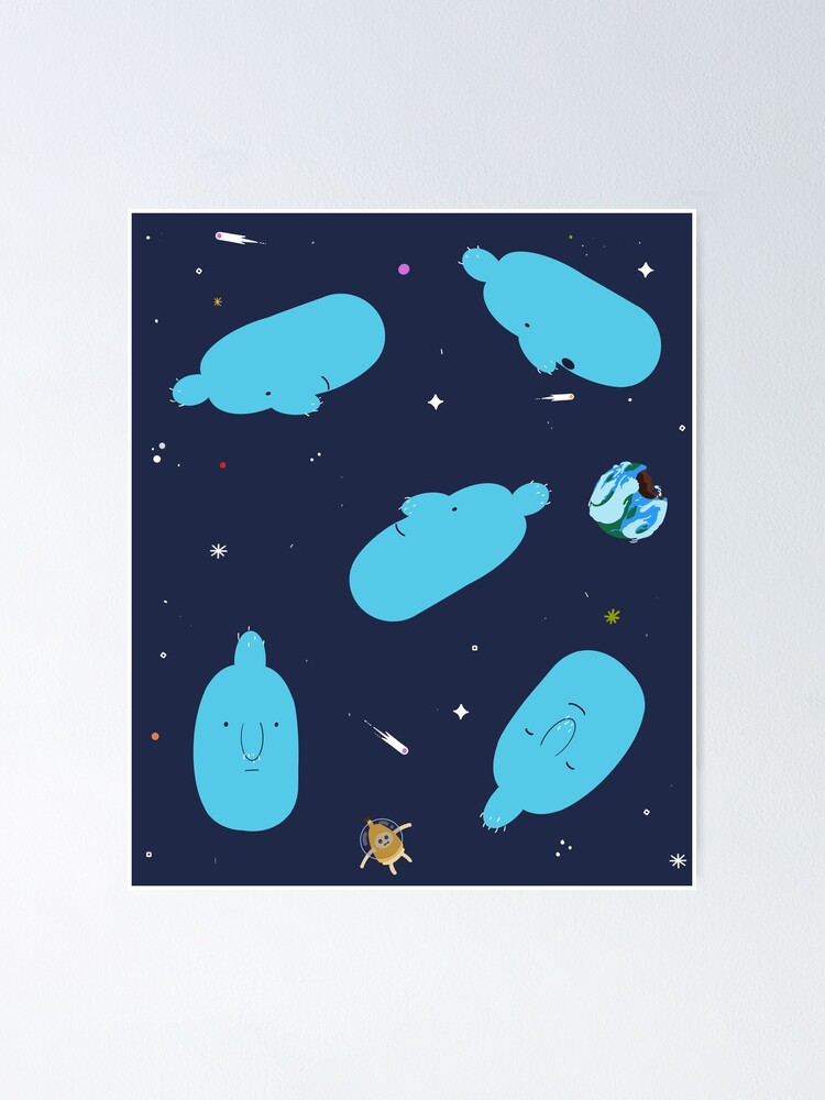 "Space Lard Print Adventure Time" Poster for Sale by coolshirts
