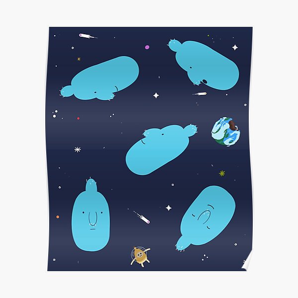 "Space Lard Print Adventure Time" Poster for Sale by coolshirts