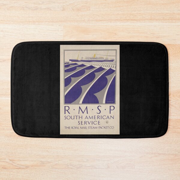 Item preview, retro classic RMSP South America poster designed and sold by CorasPosters.