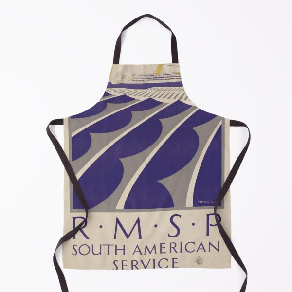 Item preview, retro classic RMSP South America poster designed and sold by CorasPosters.