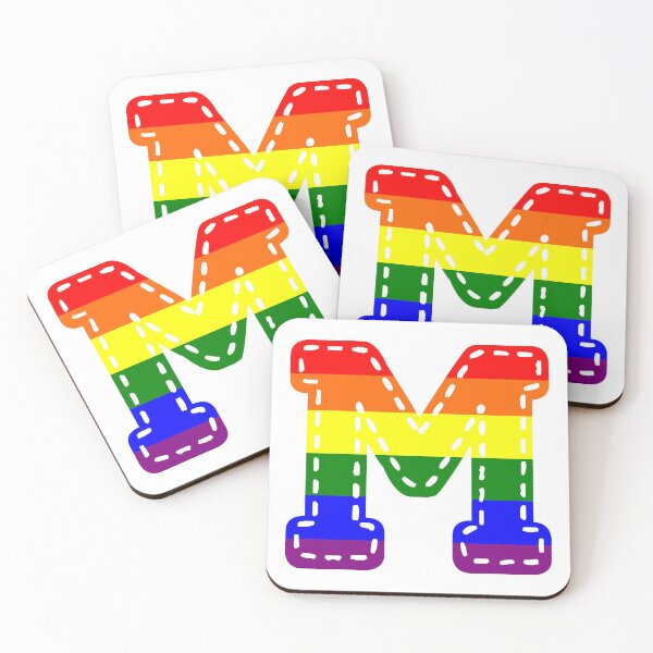 Item preview, LGBTQ - GAY PRIDE RAINBOW CUSTOM LETTER designed and sold by MKSGraphix.