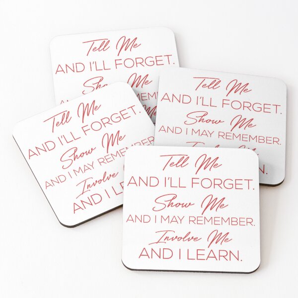 Item preview, Tell me and I will remember, show me I may learn.  designed and sold by Lina369.