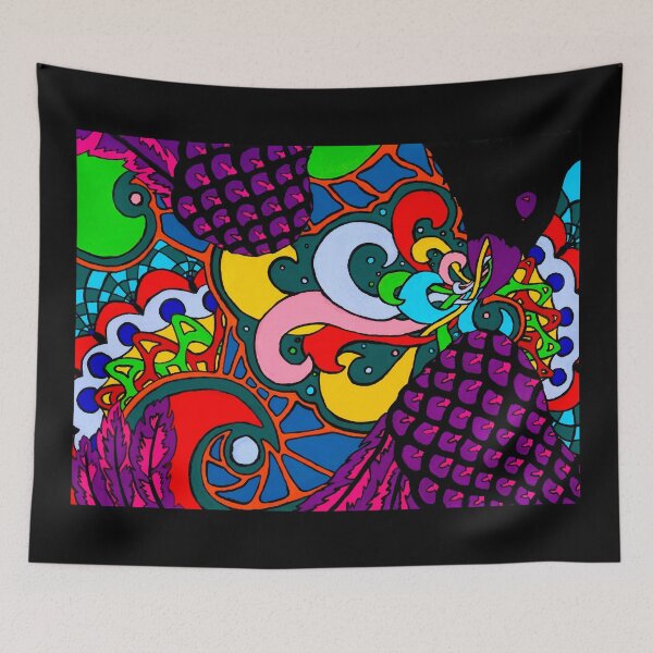 Item preview, Crow: Psychedelic Painting designed and sold by M-Macabre.