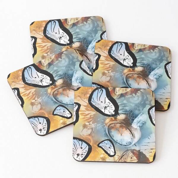 Item preview, Time Flies Surreal melting clocks designed and sold by sandpaperdaisy.