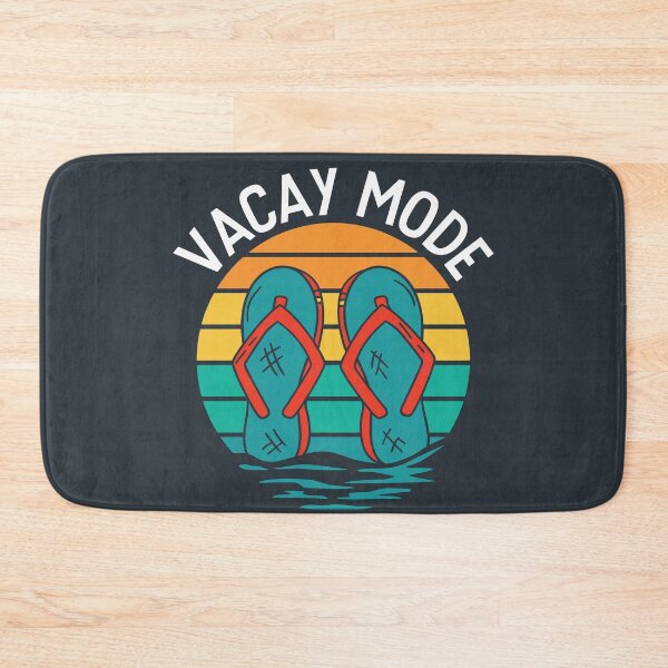 Item preview, Vacay Mode | Fun Flip Flop Vacation Emblem designed and sold by SLAG-Creative.