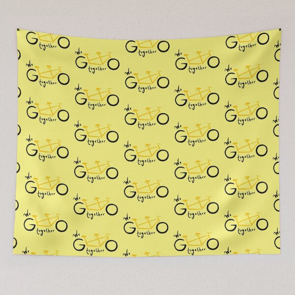 Item preview, We go together - yellow designed and sold by Tandem Celebrations.