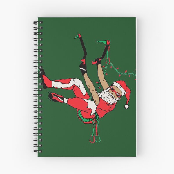 Item preview, Ice Climbing Santa Claus designed and sold by artbyadeline.