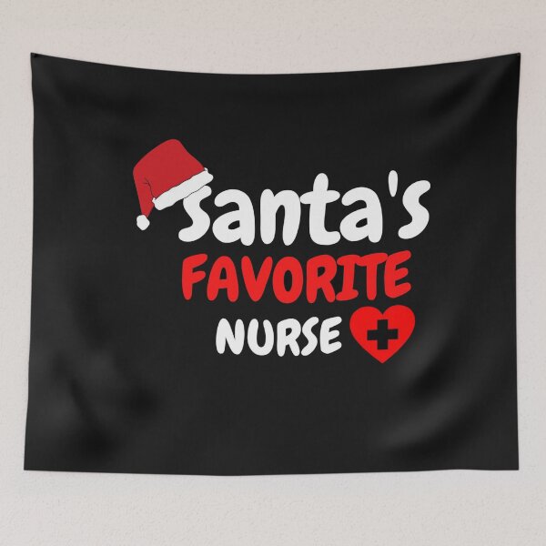 Item preview,  SANTA'S FAVORITE NURSE Christmas gift for nurse santa Claus designed and sold by shivani21061993.