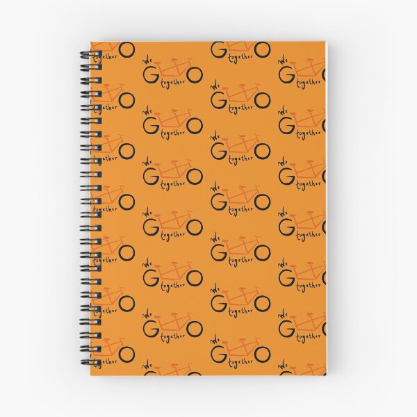 Item preview, We go together - orange  designed and sold by Tandem Celebrations.