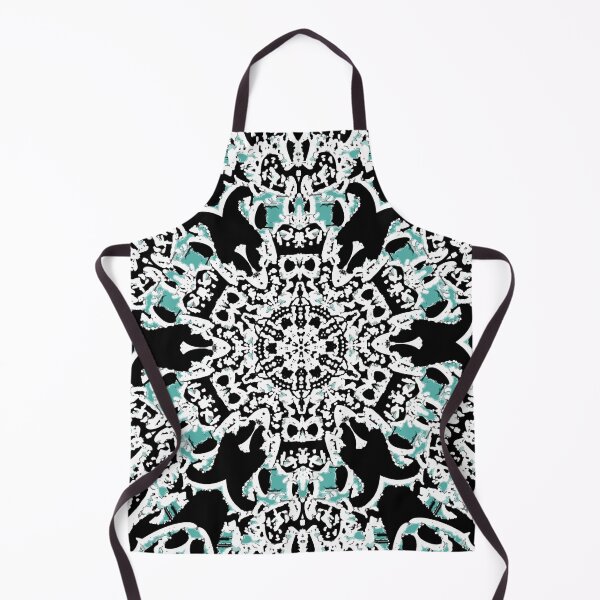 Item preview, Black And White Hexagon Symbol With Blue Accents designed and sold by SpieklyArt.