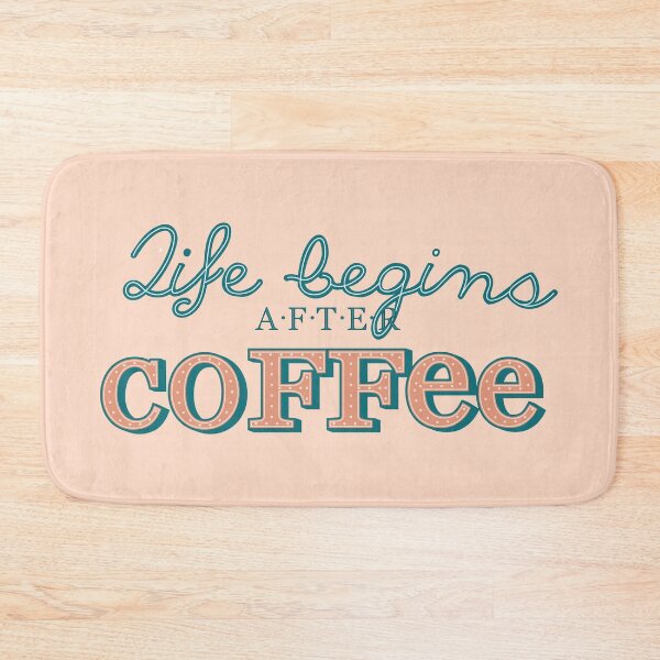 Item preview, Life begins after coffee designed and sold by Thoughtscrawl.