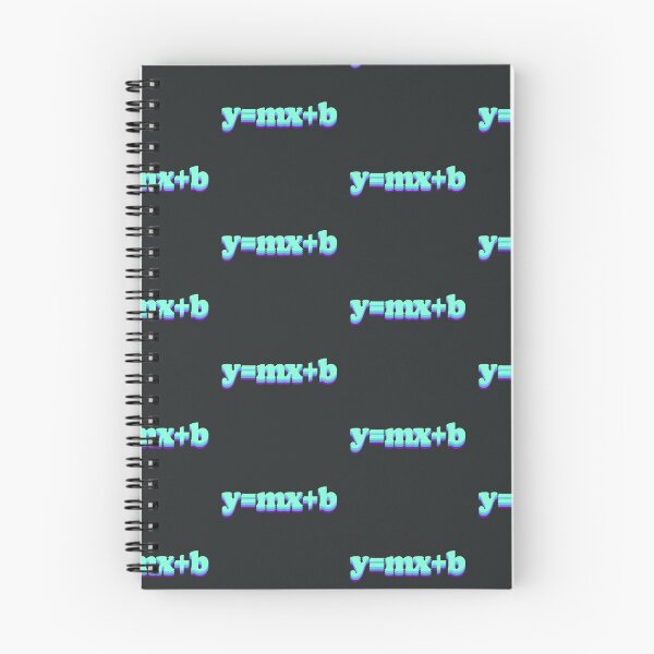 Item preview, y = mx + b, y mx b Slope Intercept designed and sold by Chubuter.