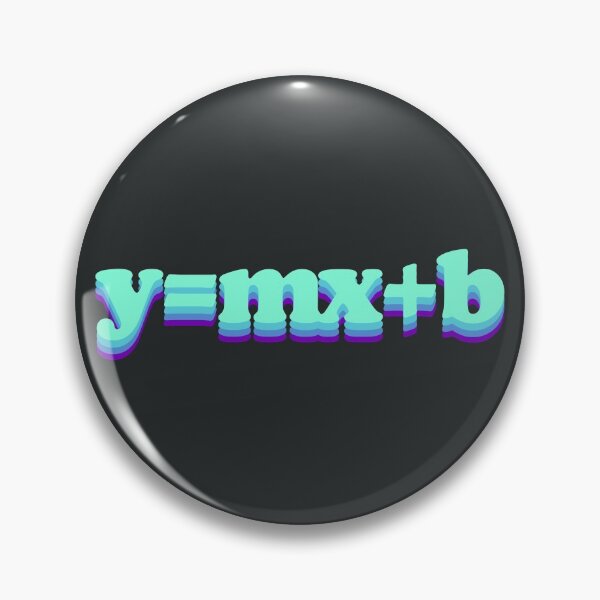 Item preview, y = mx + b, y mx b Slope Intercept designed and sold by Chubuter.