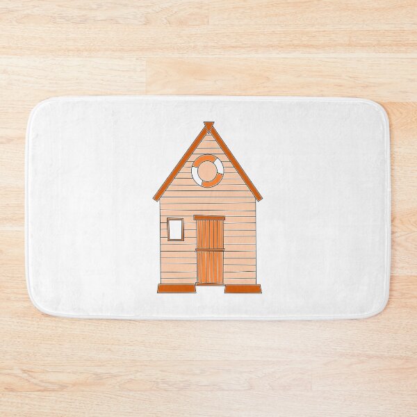 Item preview, Orange Beach Hut drawing designed and sold by Bojkiw.