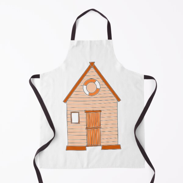 Item preview, Orange Beach Hut drawing designed and sold by Bojkiw.