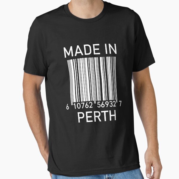 Item preview, Made in Perth barcode  designed and sold by naturists.
