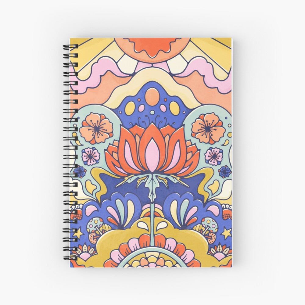 Blossom Magic Floral Wonderland Spiral Notebook