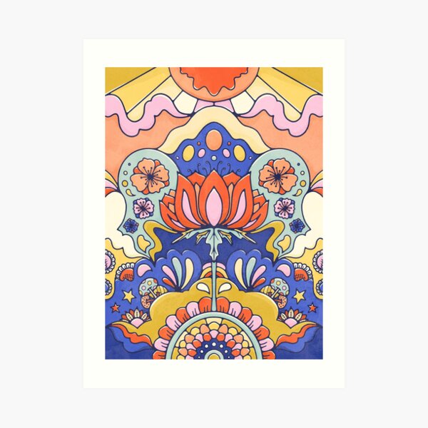 Blossom Magic Floral Wonderland Art Print