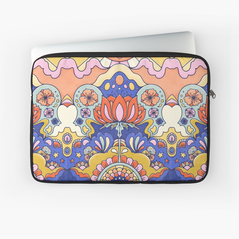 Blossom Magic Floral Wonderland Laptop Sleeve