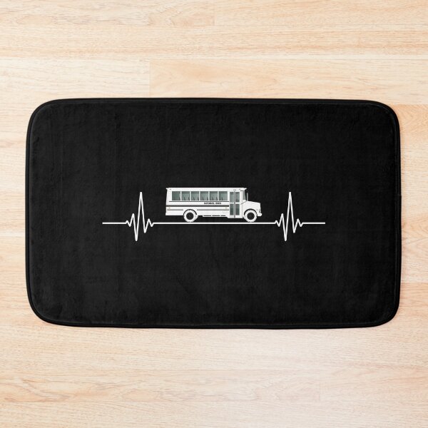 Item preview, School Bus Heartbeat Pulse Drivers Students Gift designed and sold by TastefulTees.