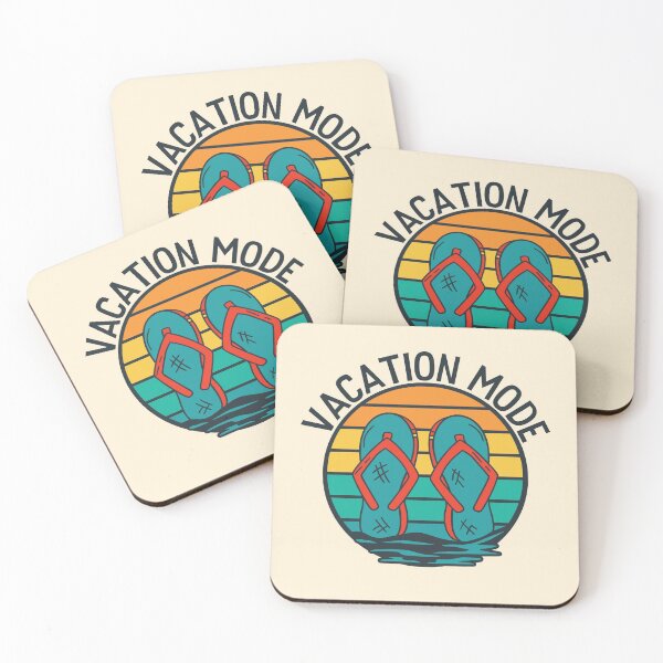 Item preview, Vacation Mode | Fun Flip Flop Vacation Emblem designed and sold by SLAG-Creative.