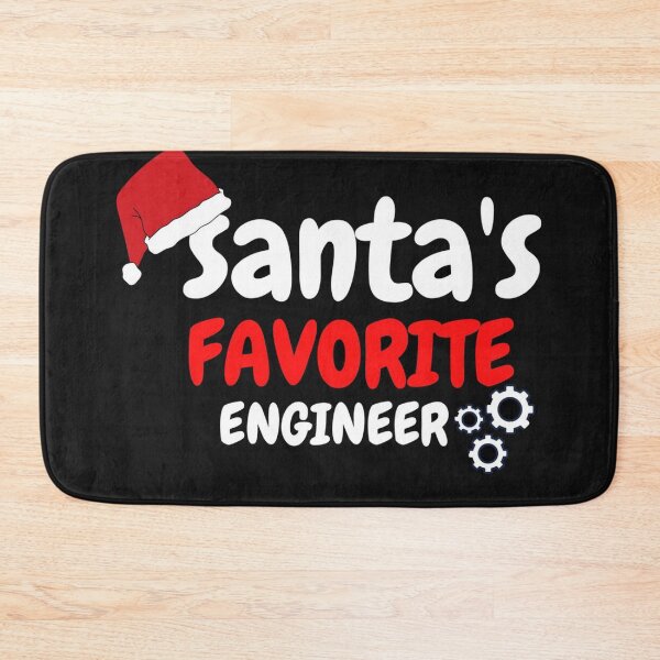 Item preview,   SANTA'S FAVORITE ENGINEER  Christmas Gift for engineer santa Claus  designed and sold by shivani21061993.