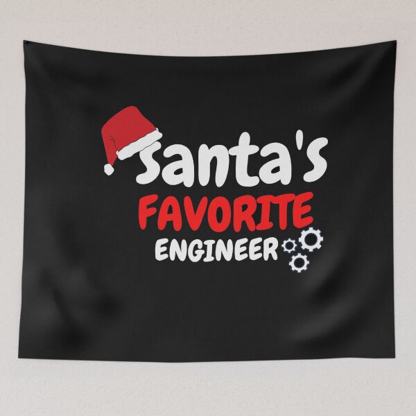 Item preview,   SANTA'S FAVORITE ENGINEER  Christmas Gift for engineer santa Claus  designed and sold by shivani21061993.