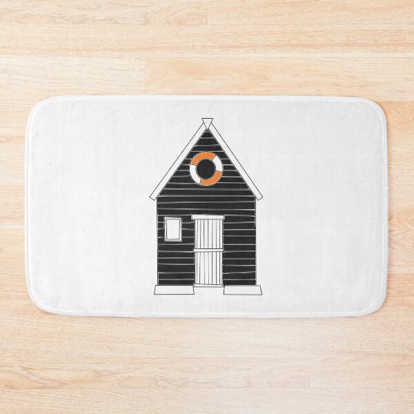 Item preview, Black Beach Hut drawing designed and sold by Bojkiw.