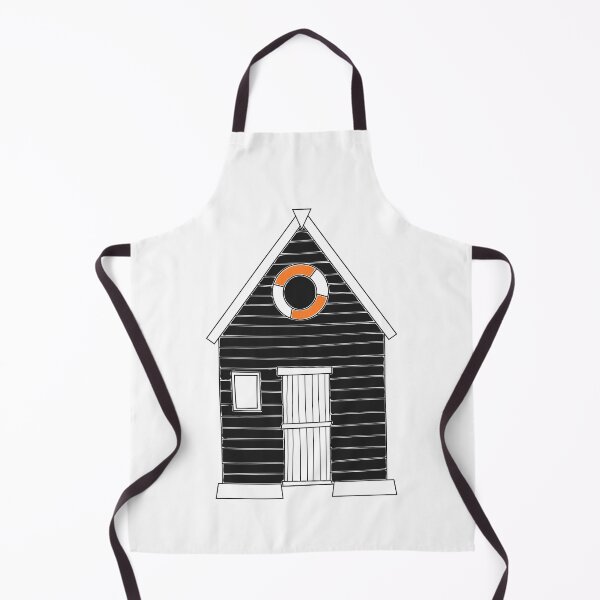 Item preview, Black Beach Hut drawing designed and sold by Bojkiw.