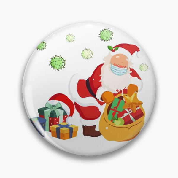 Item preview, Santa Claus Wearing Mask During COVID-19 designed and sold by DLamasat.