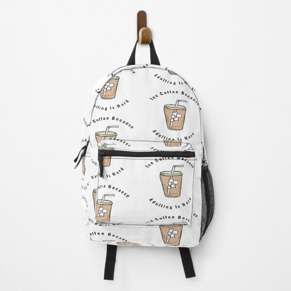 Item preview, Coffee Because Adulting Is Hard Ice Coffee designed and sold by NancyArtDesigns.