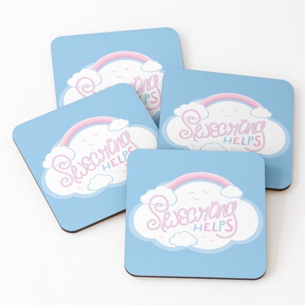 Item preview, Swearing helps designed and sold by Thoughtscrawl.