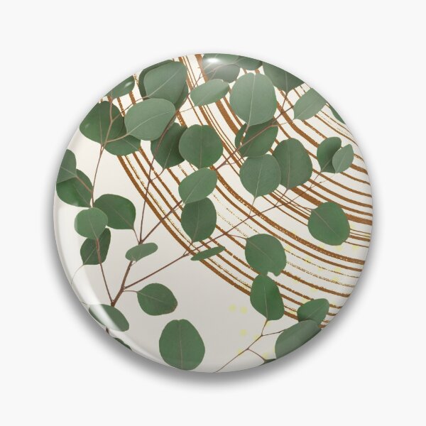 Item preview, Eucalyptus Branch Abstract Collage Tropical Boho Minimalist Art with warm earthy tones and pastel colors with solid and soft gradient shapes III designed and sold by AbstractTrace.