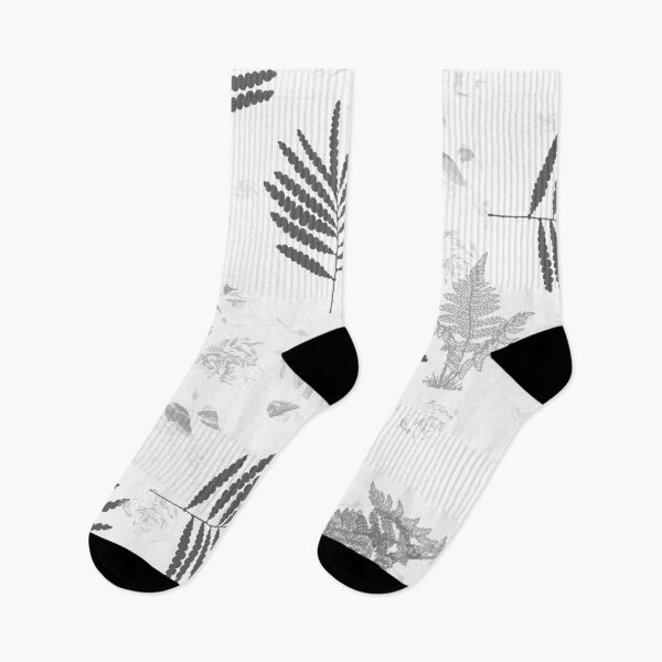 Item preview, Enchanted Garden in Monotone Gray on White designed and sold by AlteredAtelier.