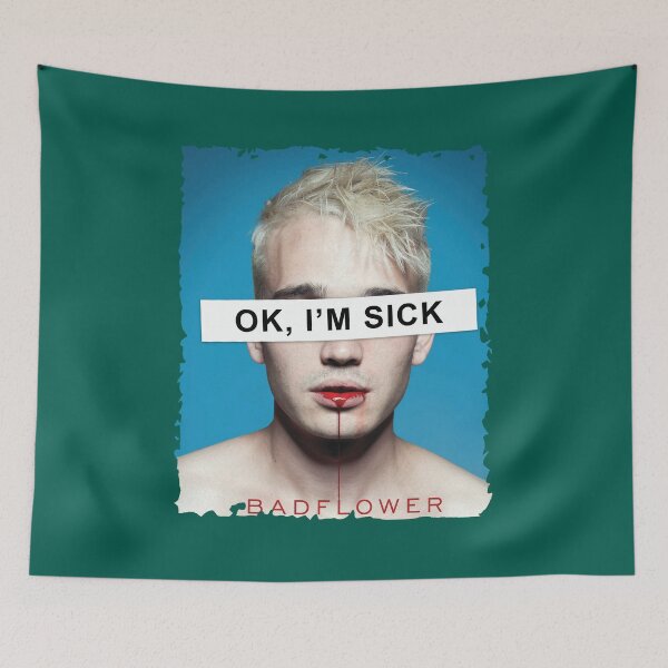 Item preview, Badflower OK, I am Sick Women Short T Shirt designed and sold by LeMonkeyHouse.