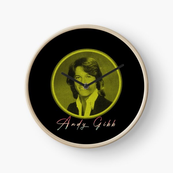Andy Gibb clasic legends 80s Clock