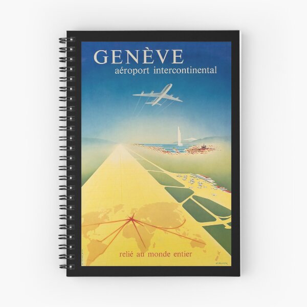 Artikelvorschau, retro classic Geneve poster entworfen und verkauft von CorasPosters.