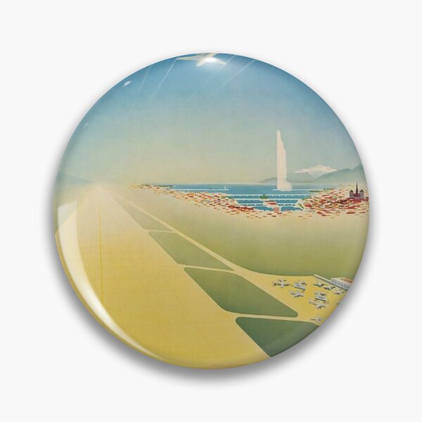 Item preview, retro classic Geneve poster designed and sold by CorasPosters.