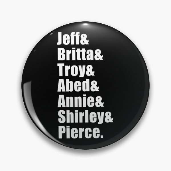 Artikelvorschau, Jeff Britta; Troy; Ein Bett; Annie; Shirley; Pierce entworfen und verkauft von Maxinedecock.