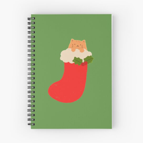 Item preview, Christmas Stocking with Cat designed and sold by ViolettLight.